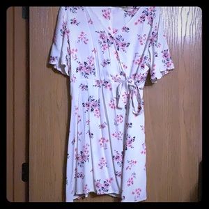 Floral Beige Spring Dress